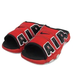 NIKE ナイキ FJ6036-600 Air More Uptempo Slide University Red エアモアアップテンポ モアテン スライド サンダル ブラック系 レッド系 28cm【中古】