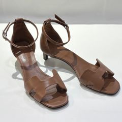 未使用品◎HERMESエルメス　サンダル/パンプス/ジョイ40/ゴールド/35