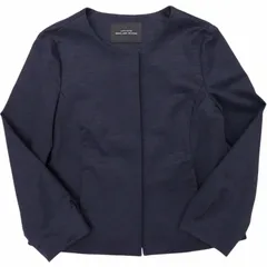 グリーンレーベルリラクシング ユナイテッドアローズ green label relaxing 美品 近年 洗濯可能 ミラノリブ CR C/L N/Cジャケット-JSP ノーカラージャケット リネン ストレッチ 3522-162-0900 38