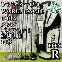 【レフティ】ワールドイーグル F-01α メンズゴルフセット 10本 R
