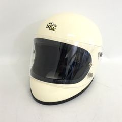 McHAL アポロ フルフェイスヘルメット 内装洗濯済み Lサイズ アイボリー オートバイ ツーリング ライディング バイカー バイク用品 マックホール ◇TA2423