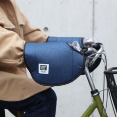 マルト(Maruto) 電動アシスト車対応杢柄ハンドルカバー HC-HM01 杢ネイビー