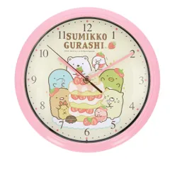 ☆ すみっコ/ピンク2 ☆ キャラクター 掛け時計 キャラクター 掛け時計 ウォールクロック 壁掛け時計 すみっコぐらし グッズ ひつじのショーン 時計 子供 子ども すみっこ キッズ 女の子 おしゃれ キャラクター かわいい 子供部屋 入学祝い 誕生日