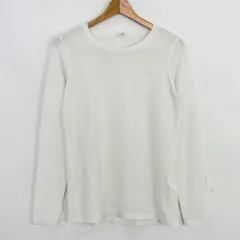 アンダーアーマー 長袖Ｔシャツ スポーツウエア ストレッチ トップス レディース MDサイズ ホワイト系 UNDER ARMOUR 【中古】