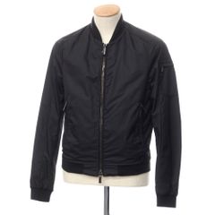 【中古】ムーレー MOORER CORELLI ポリエステル MA-1 ミリタリージャケット ブルゾン ブラック【サイズ44】【メンズ】