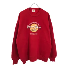 2026年最新】ハードロックカフェ スウェット 赤の人気アイテム - メルカリ