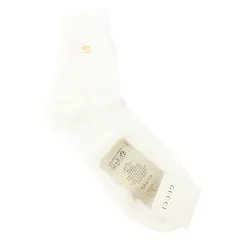 グッチ GUCCI 美品 GG ソックス 靴下 L 10 22-24㎝ ホワイト ★AA★のサムネイル