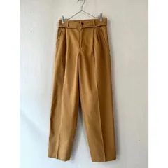 90s ISSEY MIYAKE パンツ / S コットン マスタード ツータック アーカイブ 80s P5-01019-1840のサムネイル