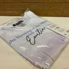 신품 Re: 처음부터 시작하는 이세계 생활 에밀리아 Ani-Art aqua label 풀 그래픽 T셔츠 유니섹스 XX