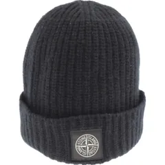 STONE ISLAND (ストーンアイランド) ウールリブニットキャップ 7515N10B5 ブラックのサムネイル
