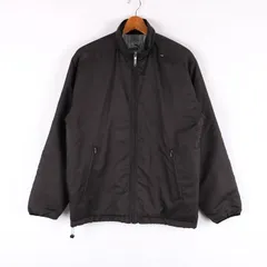 プーマ ナイロンジャケット ウィンドブレーカー 無地 中綿入り アウター スポーツウェア メンズ Mサイズ グレー PUMA 【中古】