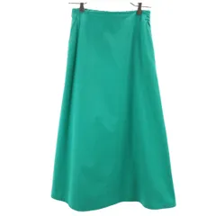 ユナイテッドアローズ ロング丈 フレアスカート 36 グリーン系 レディース 古着