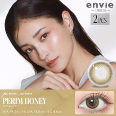 【安心のメーカー直販】envie アンヴィ マンスリー ペリムハニー （2枚入り）  カラコン マンスリー 送料無料 度なし