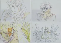 【中古】クリアファイル 名シーン原画クリアファイル4枚セット 「Blu-ray/DVD 呪術廻戦 第5巻～第8巻」 MAPPA online shop連動購入特典