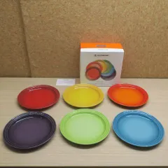[美品]LE CREUSETプレート６枚 Amazon.co.jp: ル・クルーゼ(Le Creuset) 皿 ラウンド・プレート