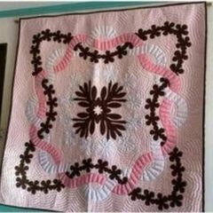 [正規品]タペストリー♡ イリマレイ♡153×153♡ベビーピンク♡ハワイアンキルト