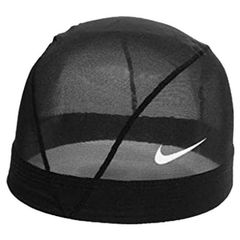 ナイキ(NIKE) ユニセックス メッシュスイムキャップ 水泳帽 907461-09 ブラック【メール便発送】(450279827)
