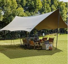 OneTigrisポリコットンTCタープ4m×5m オクタゴンサンシェード日除け