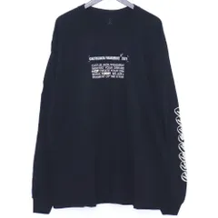 未使用 TRAVIS SCOTT CACTUS JACK FOR FRAGMENT LOGO L/S T-SHIRT XLサイズ ブラック