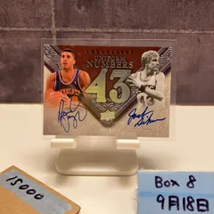 2007 Upper Deck Chronology Brad Daugherty / Jack Sikma 08/43 直筆サイン Cleveland Cavaliers Seattle SuperSonics カード