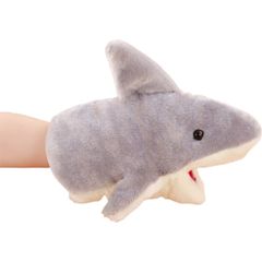 【在庫セール】(サメ) おもちゃ ぬいぐるみ ハンドパペット 動物 パペット 口が動く パペット人形 AZNABLE
