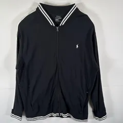 古着 ポロ・ラルフローレン POLO RALPH LAUREN トラックジャケット フルジップ スウェットトレーナー ワンポイント ブルゾン 大きいサイズ 2XLT  ホワイト メンズ
