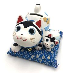 狛ち ミニバンク 貯金箱 カラー：青 新品未使用品