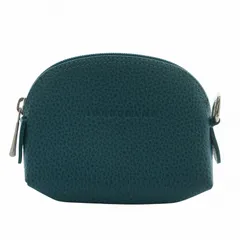 ロンシャン LONGCHAMP 小銭入れ コインケース 小物入れ レザー ロゴ 型押し 青 ブルー /XZ ■GY18のサムネイル