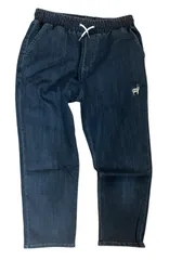 KM4K パンツ KM4K カモシカ】EASY SWEAT PANTS (ブラック)(イージー