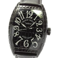 フランクミュラー FRANCK MULLER 7880 SC BLK CRO トノーカーベックス ブラッククロコ 自動巻き メンズ箱・保証書付き_649468