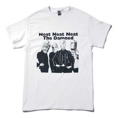 正規品 DAMNED Tシャツ 新品 Neat Neat Neat White パンク ロックT