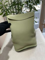 【極美品】HERMES エルメス シェルパPM トリヨンクレマンス ライトグリーン D刻印□ ヴィンテージ 中古 リュックサック バックパック デイパック ショルダーバッグ ハンドバッグ レディース 女性用 ブランド 緑 本革 レザー カーフ レア バック
