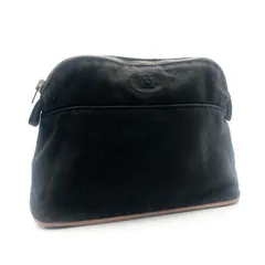 レア&極美品⭐️Hermes ボリードポーチ ブラック HERMES 在庫処分 大SALE 美品 エルメス ボリードポーチ MM 25 黒