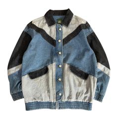 wild fable denim jacket【OU089】ﾘﾒｲｸﾃﾞﾆﾑｼﾞｬｹｯﾄﾊﾟｯﾁﾜｰｸ