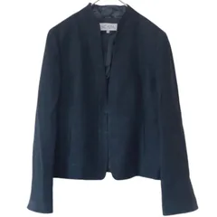 スキャパ　ノーカラージャケット42 ツイード　ホワイト　新品　未使用　タグ付き スキャパ ノーカラージャケット42 ツイード ホワイト 新品 未