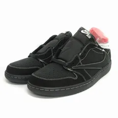 ナイキ NIKE Travis Scott × Air Jordan 1 Low OG SP "Black Phantom" トラヴィススコット エアジョーダン1 ロー スニーカー DM7866-001 黒 ブラック 27cm US9 EU42.5 UK8のサムネイル