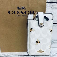 日本未発売】新品COACH コーチ スマホショルダー クロスボディ