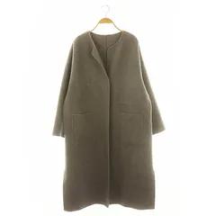 ブラック バイ マウジー BLACK by moussy no collar rever coat コート アウター ノーカラー ロング 1 グレー /HK ■OSのサムネイル