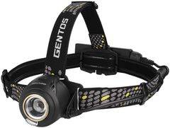 GENTOS(ジェントス) LED ヘッドライト USB充電式/単3電池 【明るさ420~700ルーメン/実用点灯6~10時間/後部認識灯】 専用充電池使用 リバティ LY-033HD/LY-186R/LY-217R