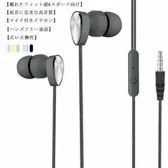 イヤホン カナル型 有線 マイク付き ゲーミング 高音質 ボイスチャット 音楽再生 通話可 3.5mm ノイズキャンセリング 車 スポーツ iPhone12/mini/Pro/Pro/11/Pro/X#mjx00654