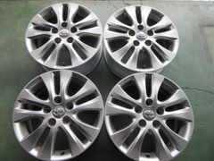 送料込み！　スタッドレス用などに・・・　トヨタ　VOXY純正　16インチ　6.0J　114.3　5H　+50　アルミホイール4枚セット