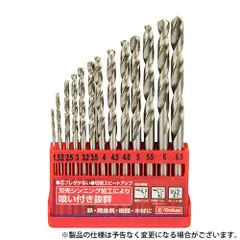 【メール便】E-Value 鉄工用ドリルセット ETD-13S 4977292370301 [鉄工ドリル 藤原産業ドリルセット]