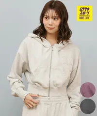 【ムラスポ公式】新品 ROXY ロキシー ジップアップ パーカー レディース ウォッシュ加工 クロップド丈 ショート丈 YOLO ZIP RZP254034