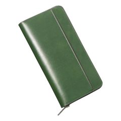 【新品未開封】財布 メンズ 長財布 栃木レザー 一流の革職人が作る 大容量 日本製 本革 YKKファスナー 革財布 紳士用 レザー ながざいふ 人気ブランド プレゼント 美しいパッケージと 贈り物に最適 (グリーン) LMLLB6999LT