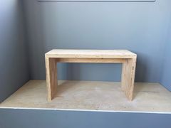 【受注生産/組み立て済】イエノLabo. スツール（幅75×高さ33.5 or 42×奥行22.5㎝）木製 ナチュラル 椅子 収納 ダイニングベンチ