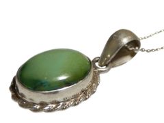 vintage Silver925 アクアマリンペンダントトップ ナバホ族USA - メルカリ