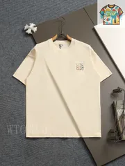 【今日特価】LOEWE 25ss Classic Logo ?色刺繍 T-1