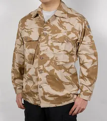 (4/4まで特価)イギリス軍 DPM デザートカモ ファティーグシャツ 新品 B40N-
