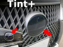 Tint+何度も貼れる エンブレム スモークフィルム(スモーク20％ 前後2枚セット) LS500/LS500h VXFA50/VXFA55/GVF50/GVF55 レクサスLS  レクサス 50 系のサムネイル