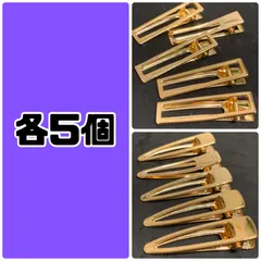 ヘアクリップset 各5個のサムネイル